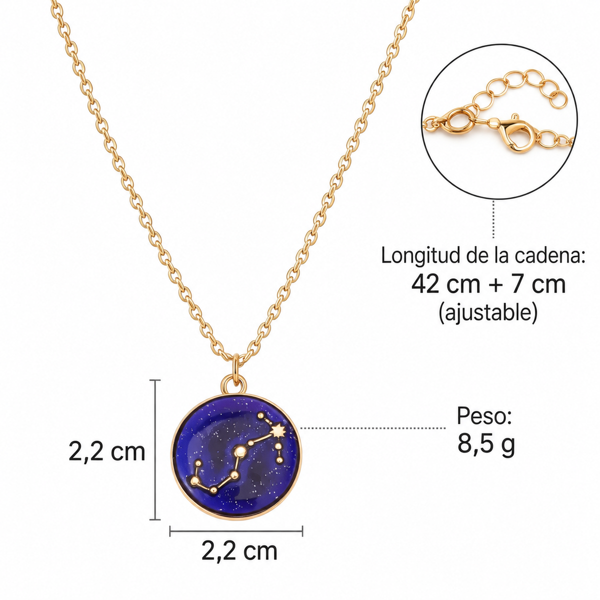 Astravelle™  Collar zodiacal que cambia de color